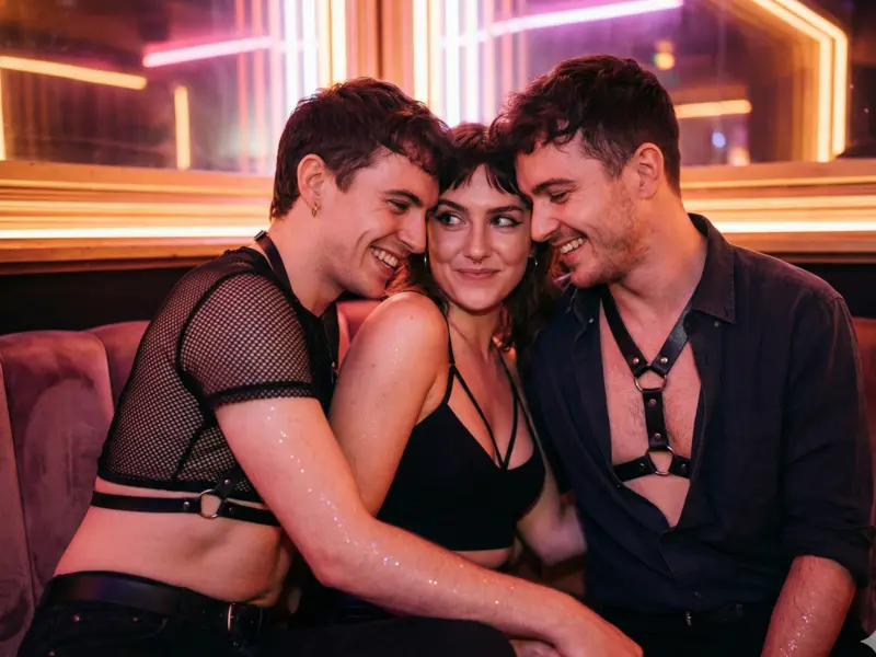 Romantic couple on a date