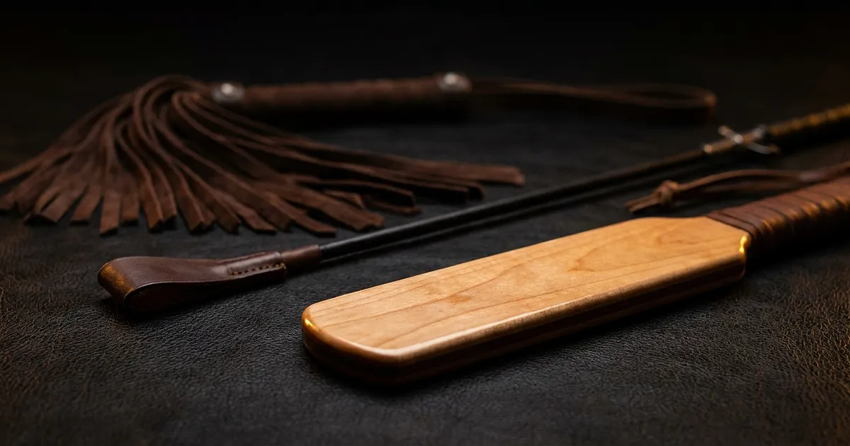 Dein erstes Impact-Play-Toy: Paddle, Flogger und Gerte