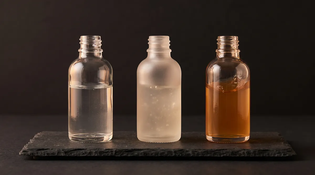 Water-based, silicone, and hybrid lube bottles compared side by side