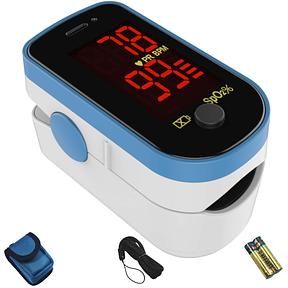 CHOICEMMED Fingertip Pulse Oximeter, Blood Oxygen & Pulse Rate Monitor