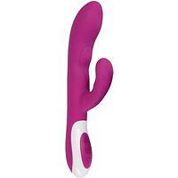 Rabbitvibrator „Heating Vibe“ mit Klitorisreizarm und Wärmefunktion