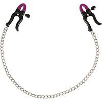Nippelklemmen „Silicone Nipple Clamps“, verstellbar, mit Stahlkette