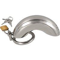Peniskäfig „Chastity Cage Long“ aus Edelstahl, 193 g schwer